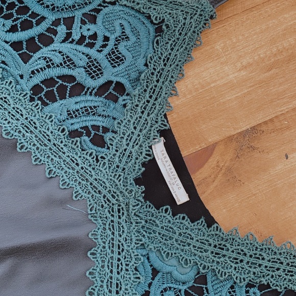 Leather dress Zara - Picture 2 of 3